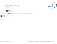 Tablet Screenshot of amatonline.org.ar